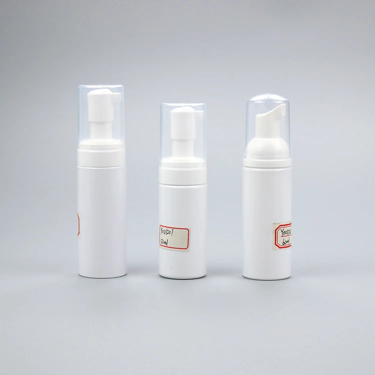 Custom Empty PET Plastic Facial Foam Pump Cleanser Wash Face Bottle