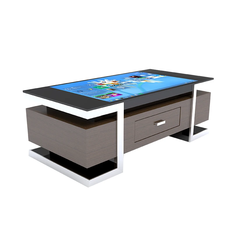 
Lcd interactive multi function smart touch screen coffee table kiosk for bar/home/kids/conference 