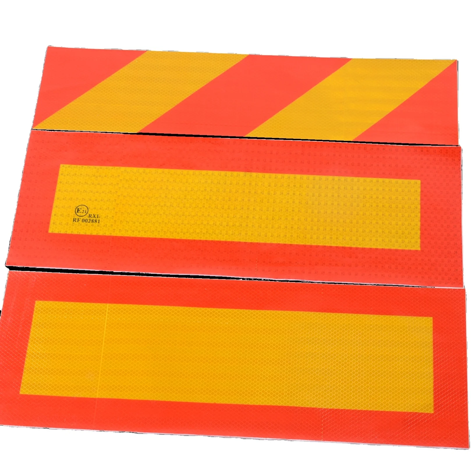 Factory Direct 135mm*565mm Reflective Truck Rear Sticker Retro Reflective Tape Vinyl for Heavy Vehicle Safety
