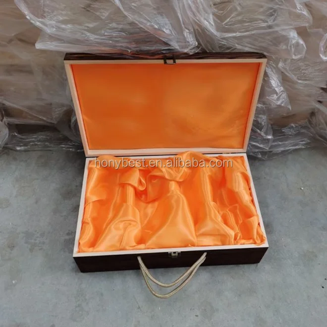 wooden wine bottle box