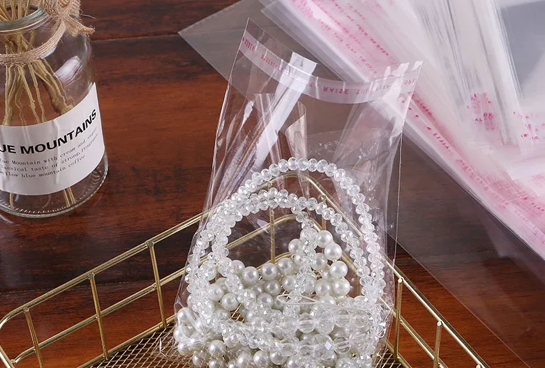 High Quality  Self-adhesive Plastic Packing Storage Poly Gift Bags Opp Bag