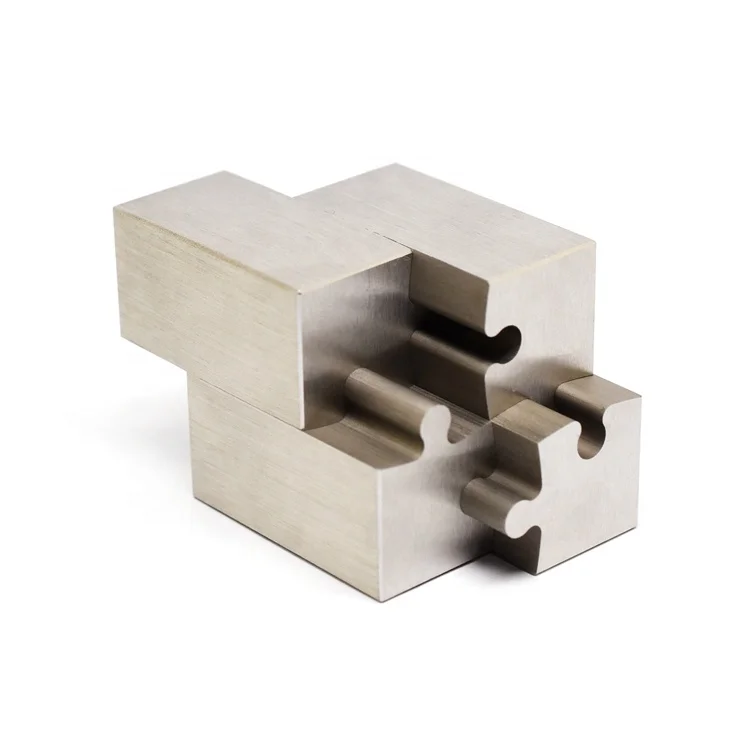 High Quality Wire Cut Edm Wire Puzzle Parts SKD11 Steel Cutting 25mm*25mm Micro Machining Cnc Machining Toy OEM 3 Years Top JY
