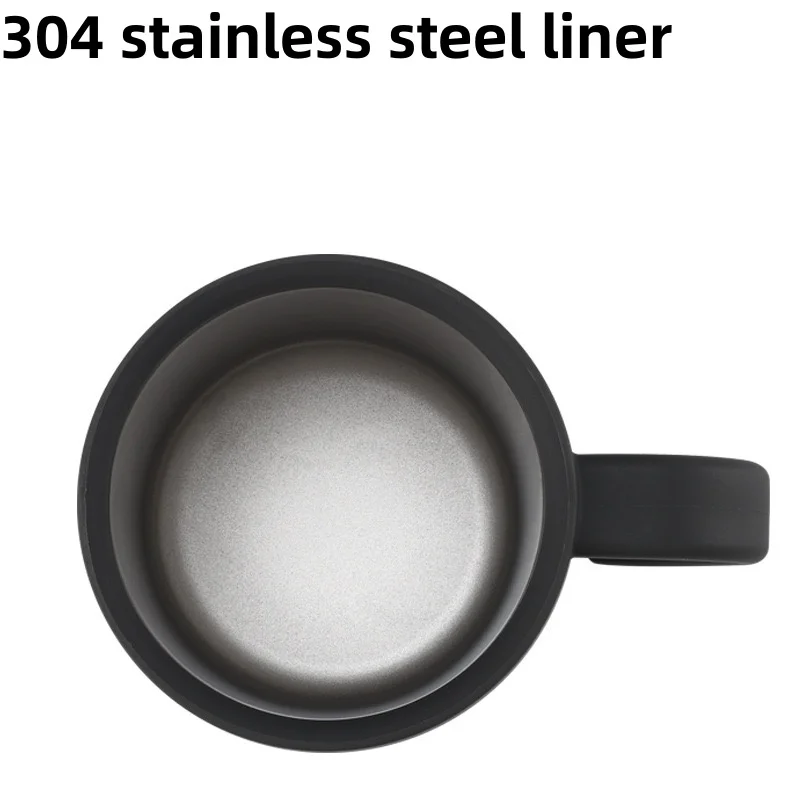 C5038 Metal coffee cup 304 stainless steel thermos mug Double vacuum  mug portable handle mug