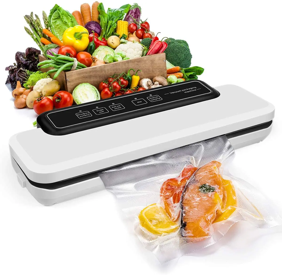 2021 Hot Sales Universal Vacuum Sealer Handheld Automatic Food Vacuum Sealer for Home