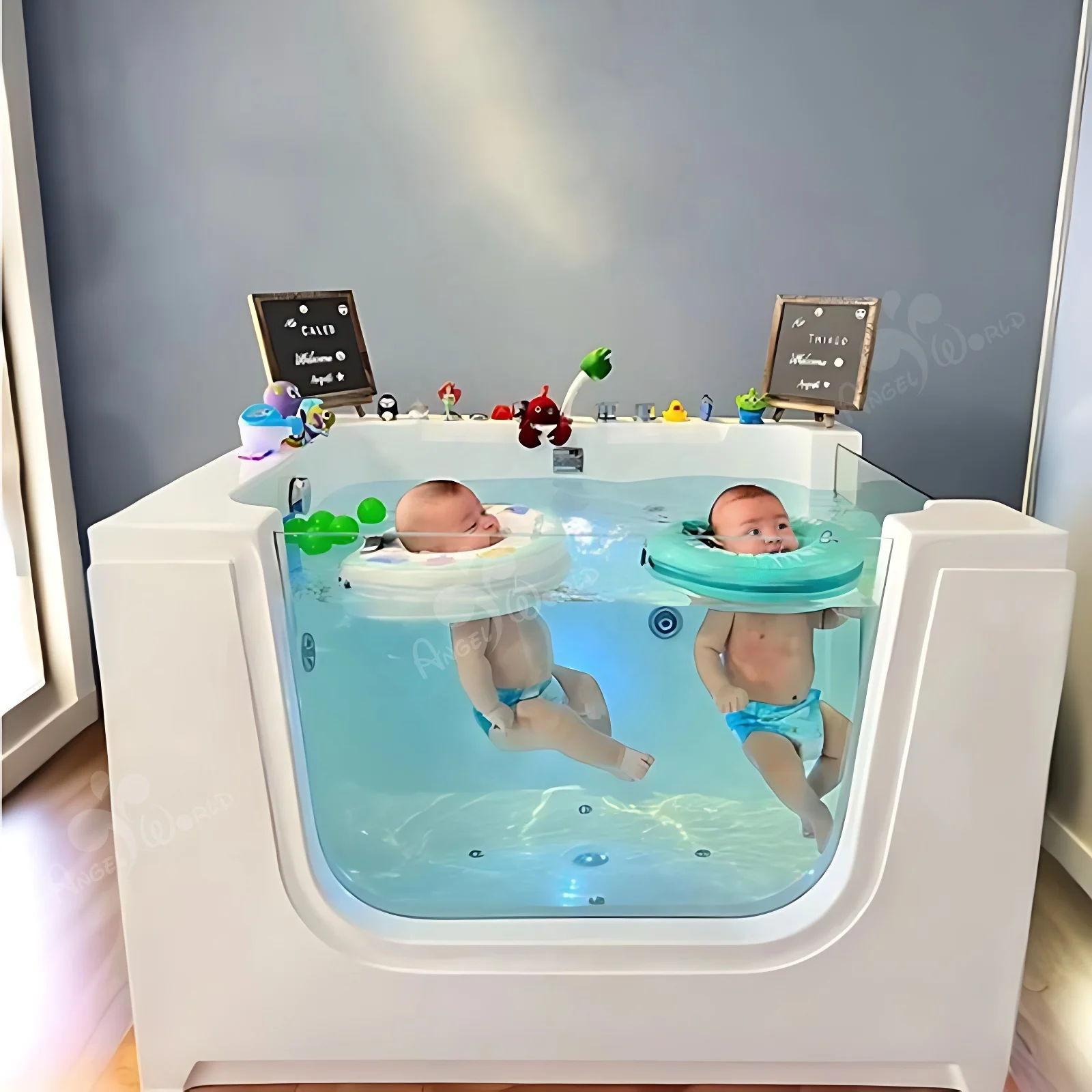 Factory Outlet Thermostatic Baby Pool Float Acrylic Baby Bathtub Whirlpool High Quality Baby Product