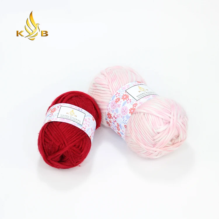 Kingeagle Soft acrylic yarn hand knitting iceland yarn roving yarn