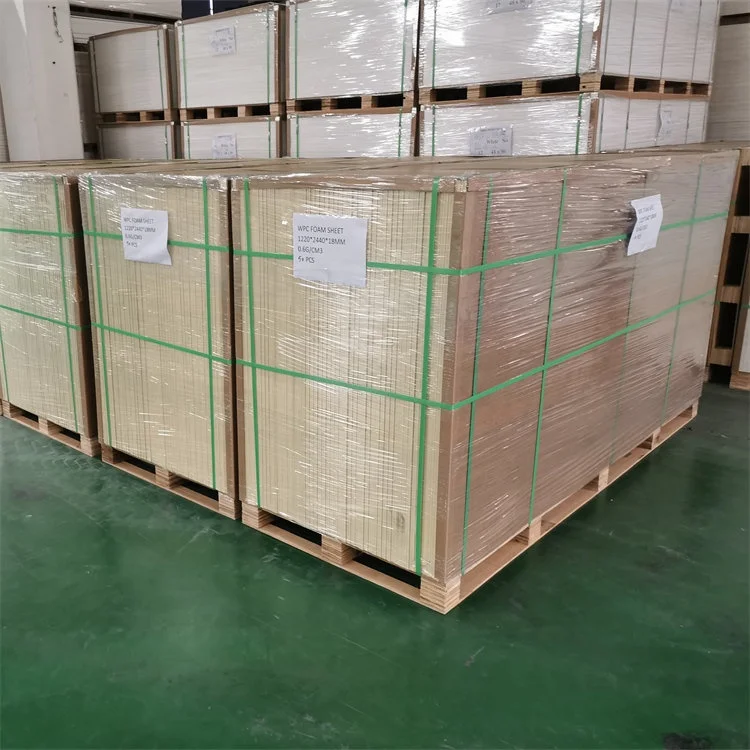 Waterproof PVC Wood Plastic Sheet WPC Foam Board for Kitchen Bathroom Cabinets