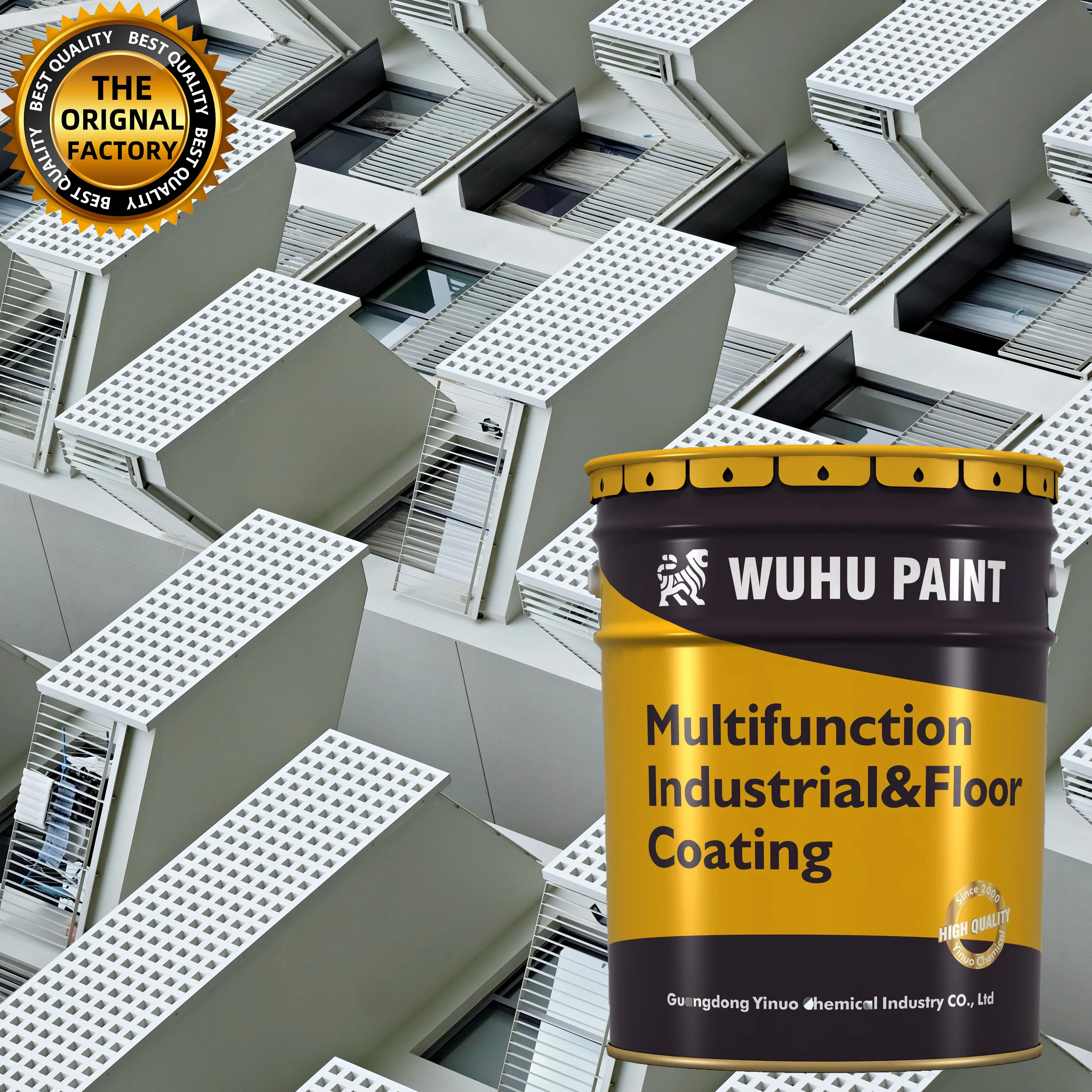 High quality customized steel paint  for automobile chassis Iron oxide red steel surface coating