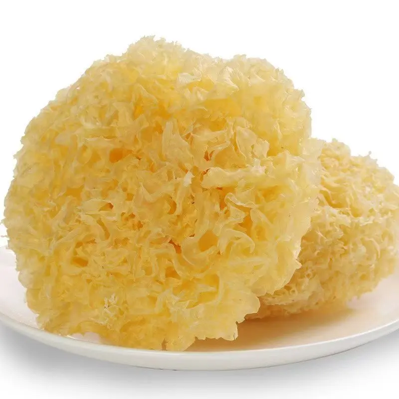 High Quality Dried White Tremella Mushrooms Whole Cultivated Source Raw Processing Food Usage Packed in Bag