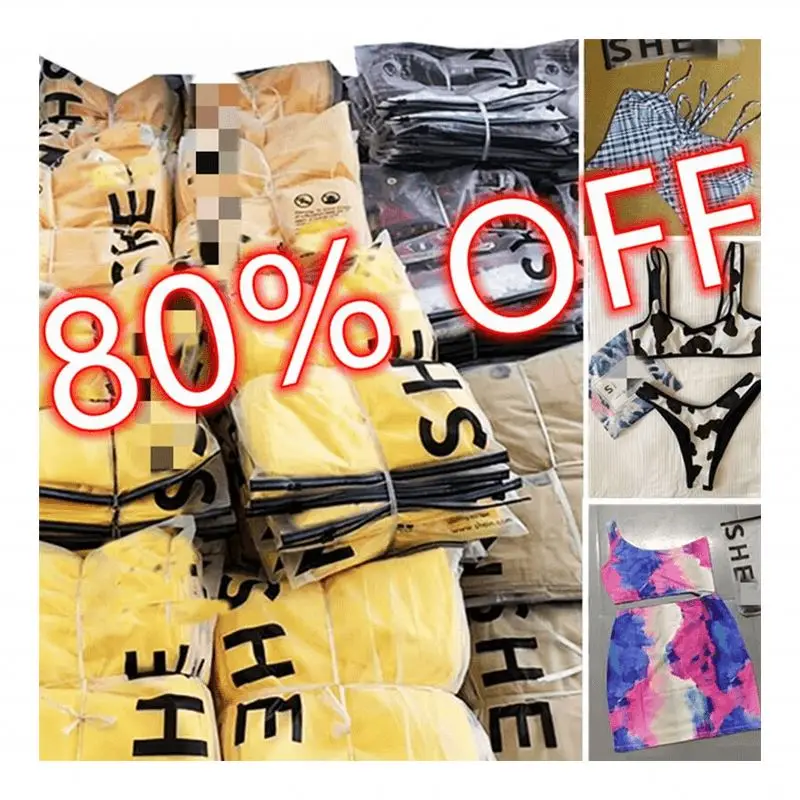 Wholesale Shein Clothes Dress Direct Imported Stock Swimsuit  Bulk Clothes Mix Bulk Bales Shein Tops Bale Clothes