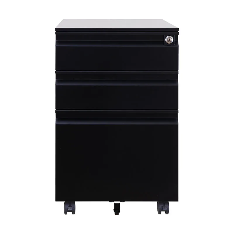 Factory direct sales office with automatic lock high quality with slide carbon steel metal filing cabinet