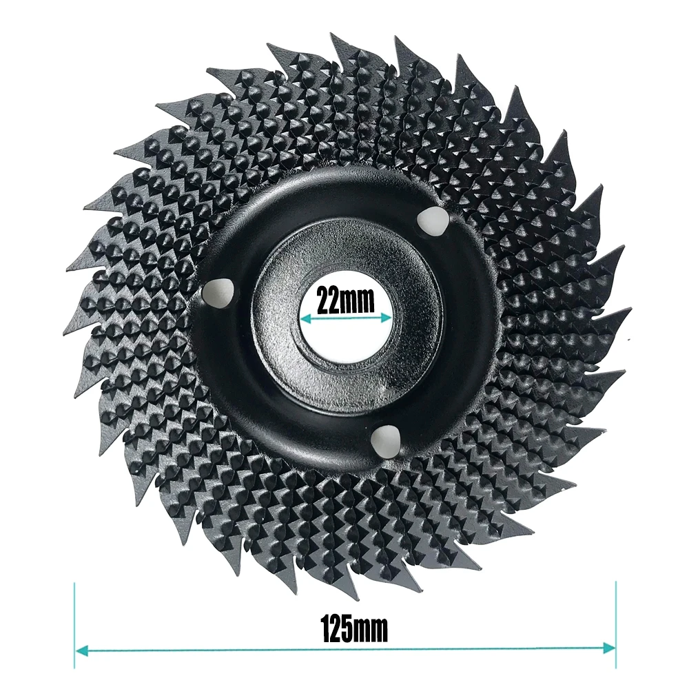 DIY Woodworking Tools Angle Grinder Grinding Disc With Teeth 125mm Grinding Disc Polishing Wheel Thorn Disc Round Grinding Wheel