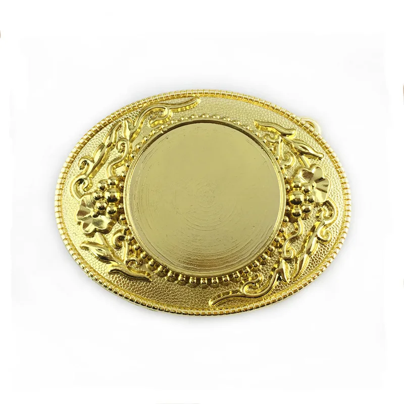 Plate small blank pattern custom Western cowboy belt buckle popular Style Knight belt buckle