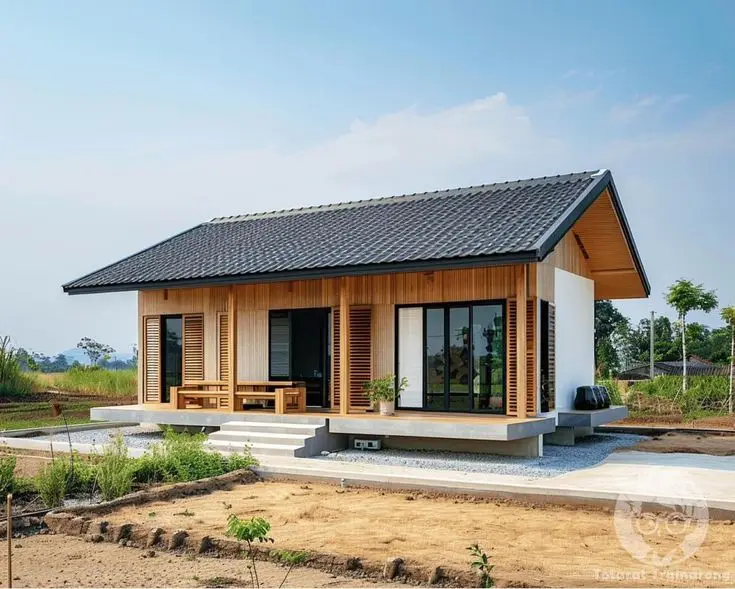 High Quality Prefabricated Summer House for Garden Cheap Wooden SIP View House for Airbnb Rental Granny Flat tiny house