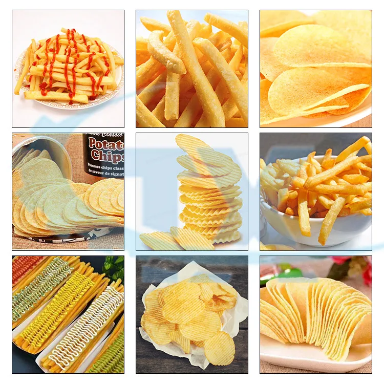 Small business potatoes chip making machine automatic production line