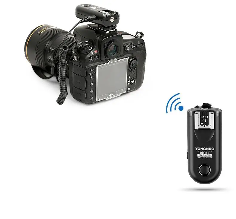  Светодиодная лампа для видеосъемки Yongnuo RF-603II N1 RF603 ii RF 603 вспышка триггера трансиверы Nikon