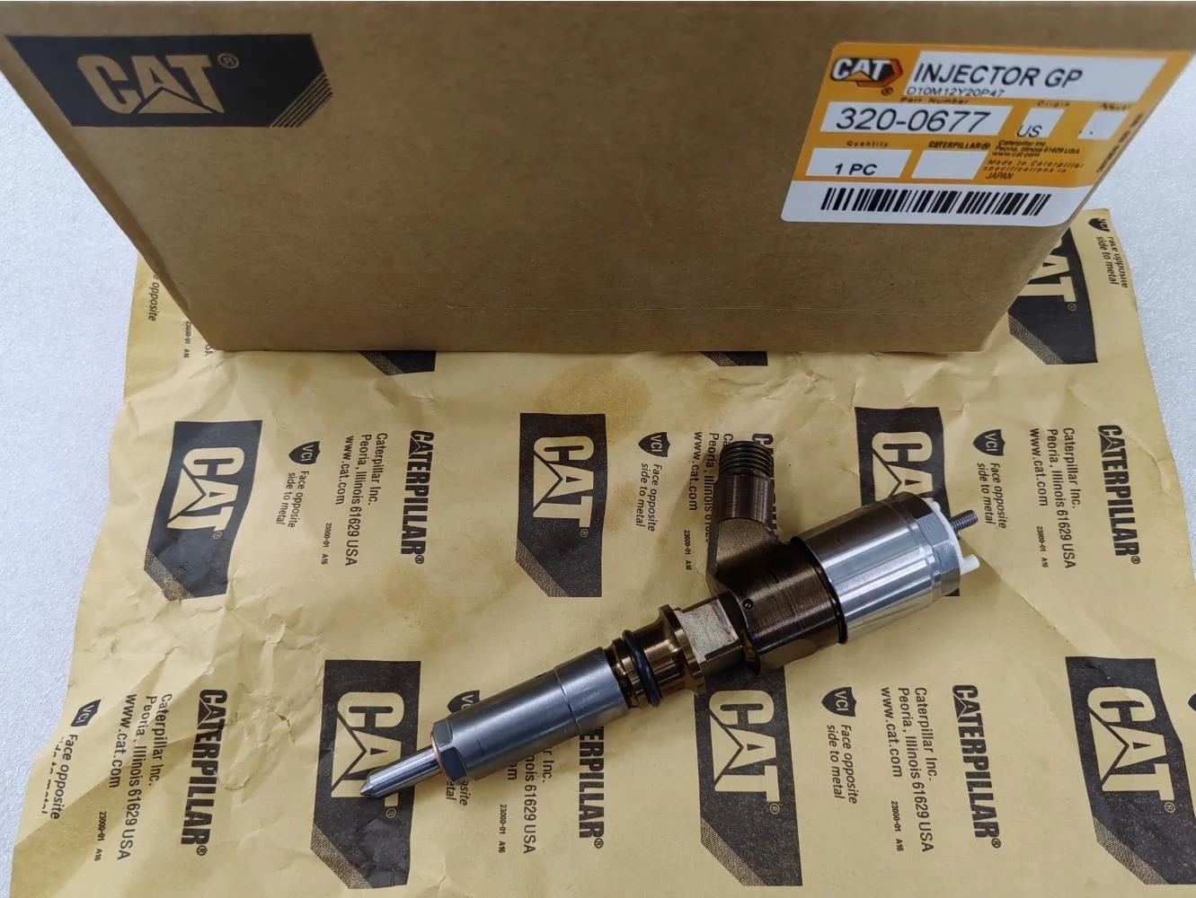 320-0677 Cat-erpillar 320D/323D Excavator C6.6 Engine Accessories Fuel Injector