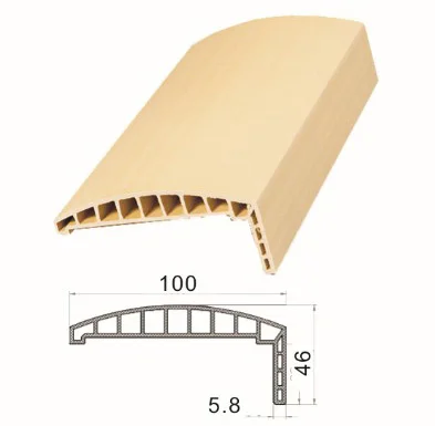 Fast production speed, exquisite workmanship, wholesale wpc door frame and architrave