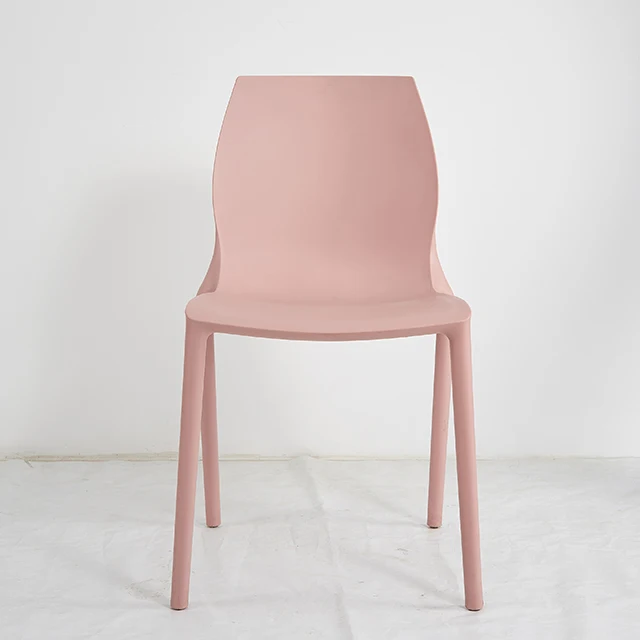 High Quality Modern design Colorful Full PP Plastic chair stackable dining chair