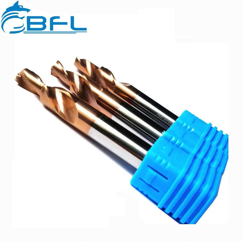 BFL Tungsten Carbide 2 Flute Step Drill Bit Set, Carbide Coolant Drill Bit