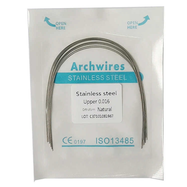 Stainless Steel Arch Wires of orthodontic