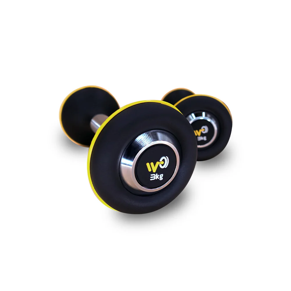 VANBO Ladies Small dumbbells 1-10kg multi-color home gym studio PU Rainbow dumbbells