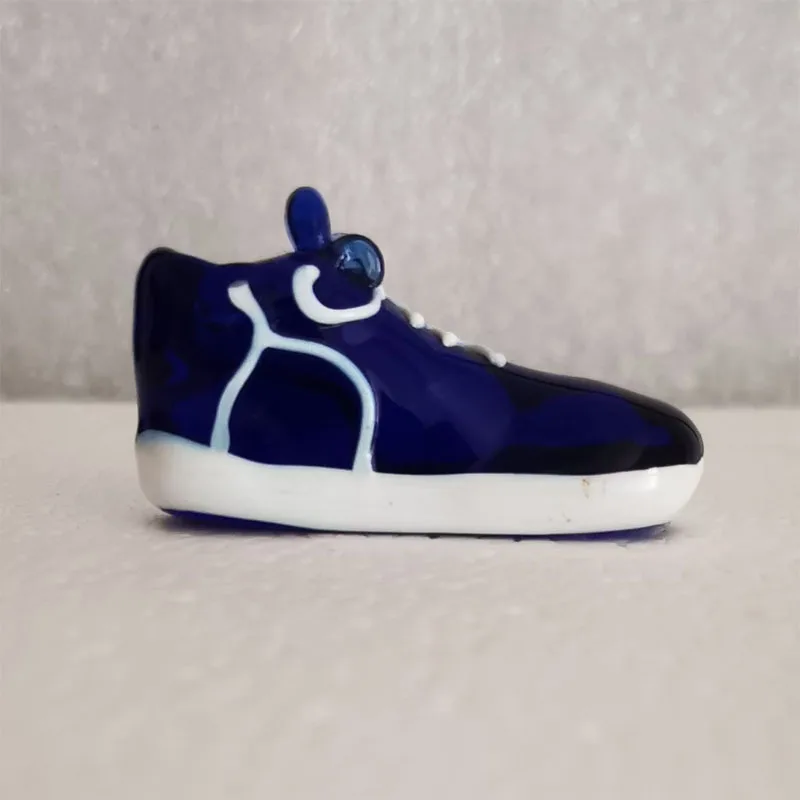 Miniature Bata Warrior Running shoes Handmade White Sole Sneakers Bulk Cheap Canvas shoes Skateboard shoes Glass Blue sneakers