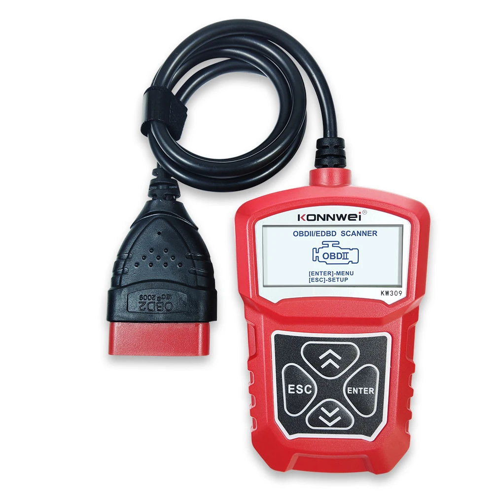 KW309 OBD2 Scanner Engine Fault Diagnostic Scanner Tool Engine Check Vehicle Battery Tester