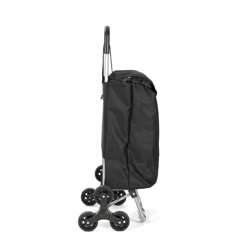 Hitree Direct Supply  New Design 600D Folding Aluminum Make Up Trolley Case Shopping Trolley with Wheels