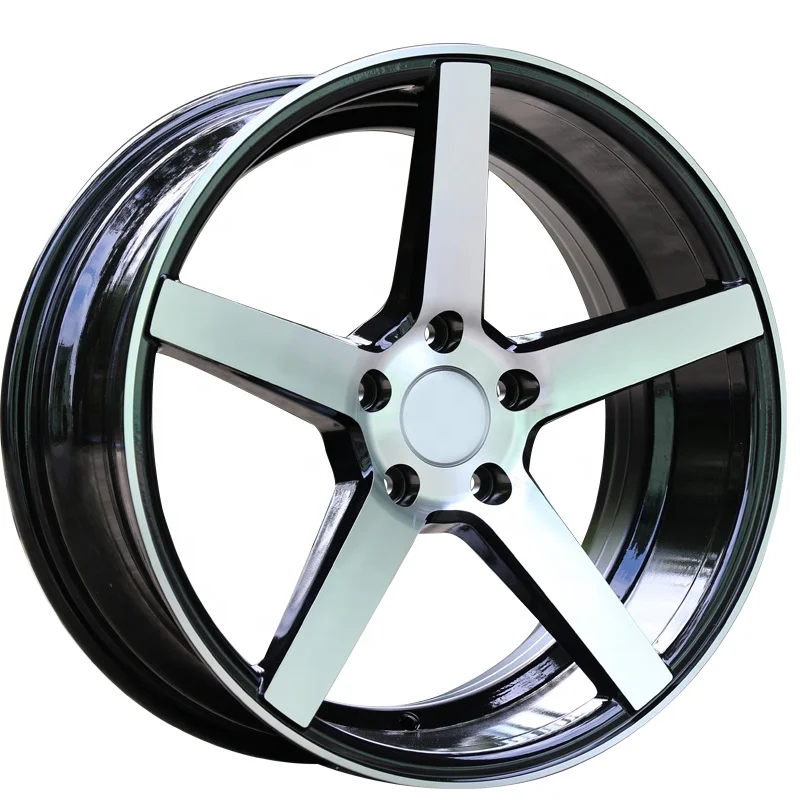 China factory direct selling 5 spokes 15 16 17 18 inch 22x12 casting aluminum chrome alloy car wheels for toyota rims
