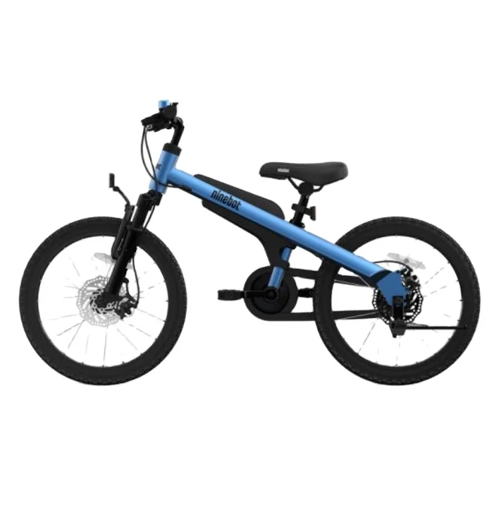 Ninebot 18 inch Kids Bikes Blue 2 Wheels Children Sport mountain bicycles for 5-10 years old Balancing Electric Scooters
