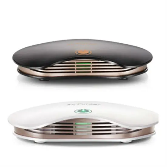 Mini car air purifier with negative ion generator for Home Allergies and Pets Hair Super Quiet Air Cleaner