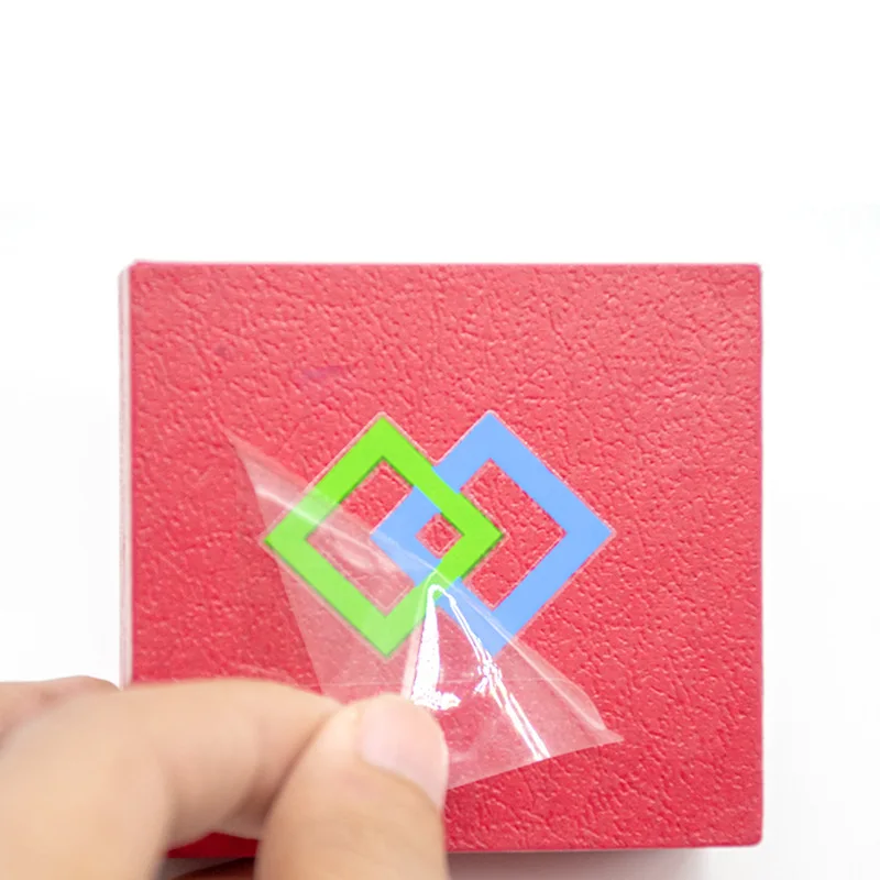 Современные дизайнерские виниловые наклейки на заказ, высококачественные 3d теплопередающие этикетки