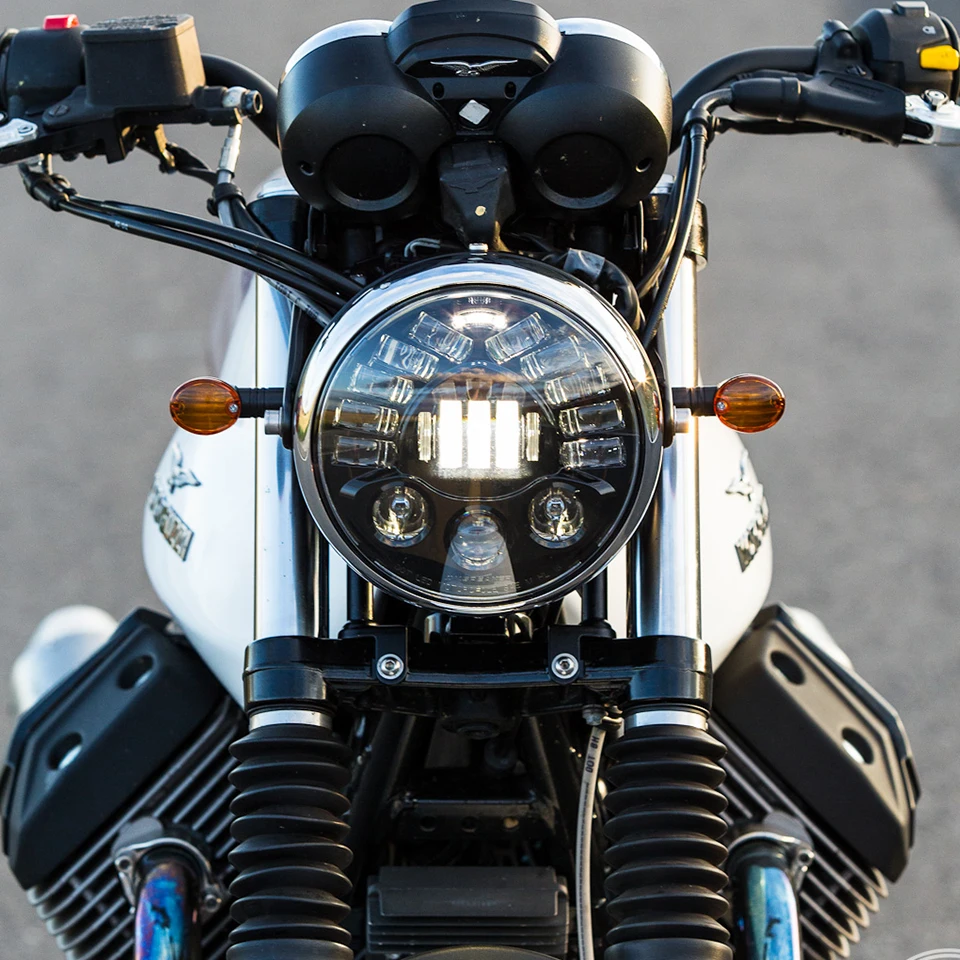 headlight For Harley Davidson Motorcycle  headlight For  883  xl1200  7inches   Led Motorcycle Dynamic   Headlights