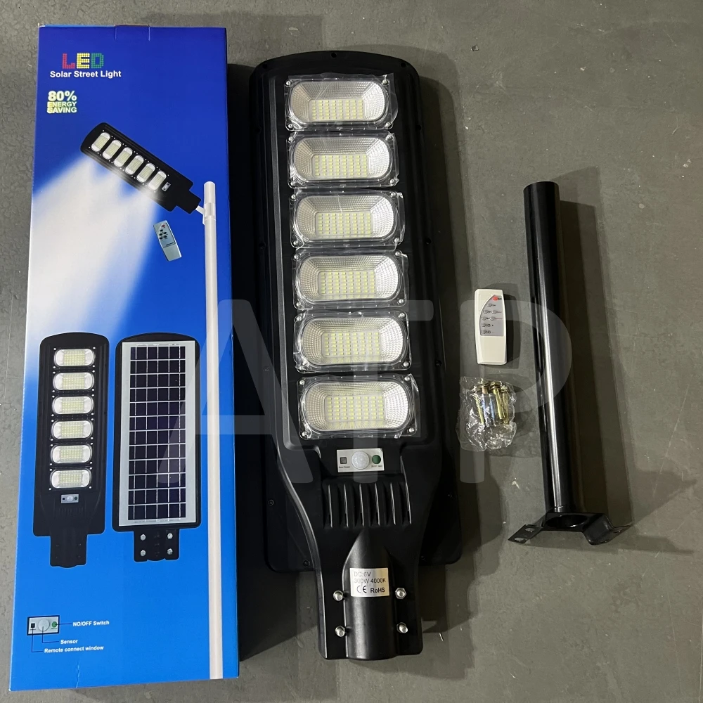 Hot Lampe Solaire Led Solar Lights Outdoor Street Lampadaire Solaire Pole Lighting Luces Led/Solar Street Light/Led Street Light