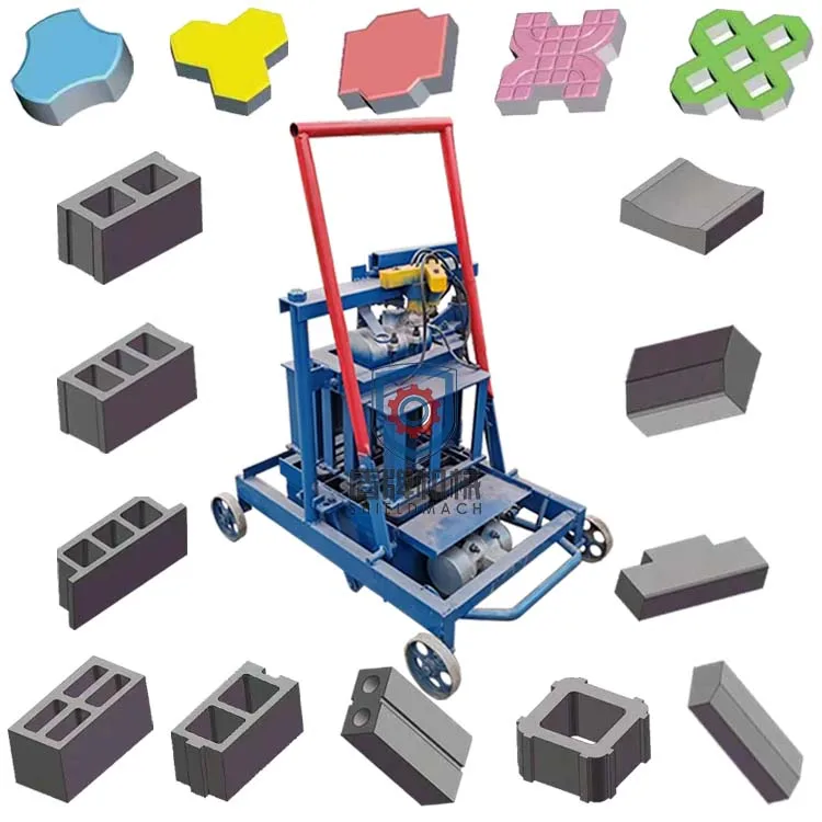 Low Cost Brick Making Machine QMR2-45 Small Brick Making Machine Paving Ground Brick Making Machine