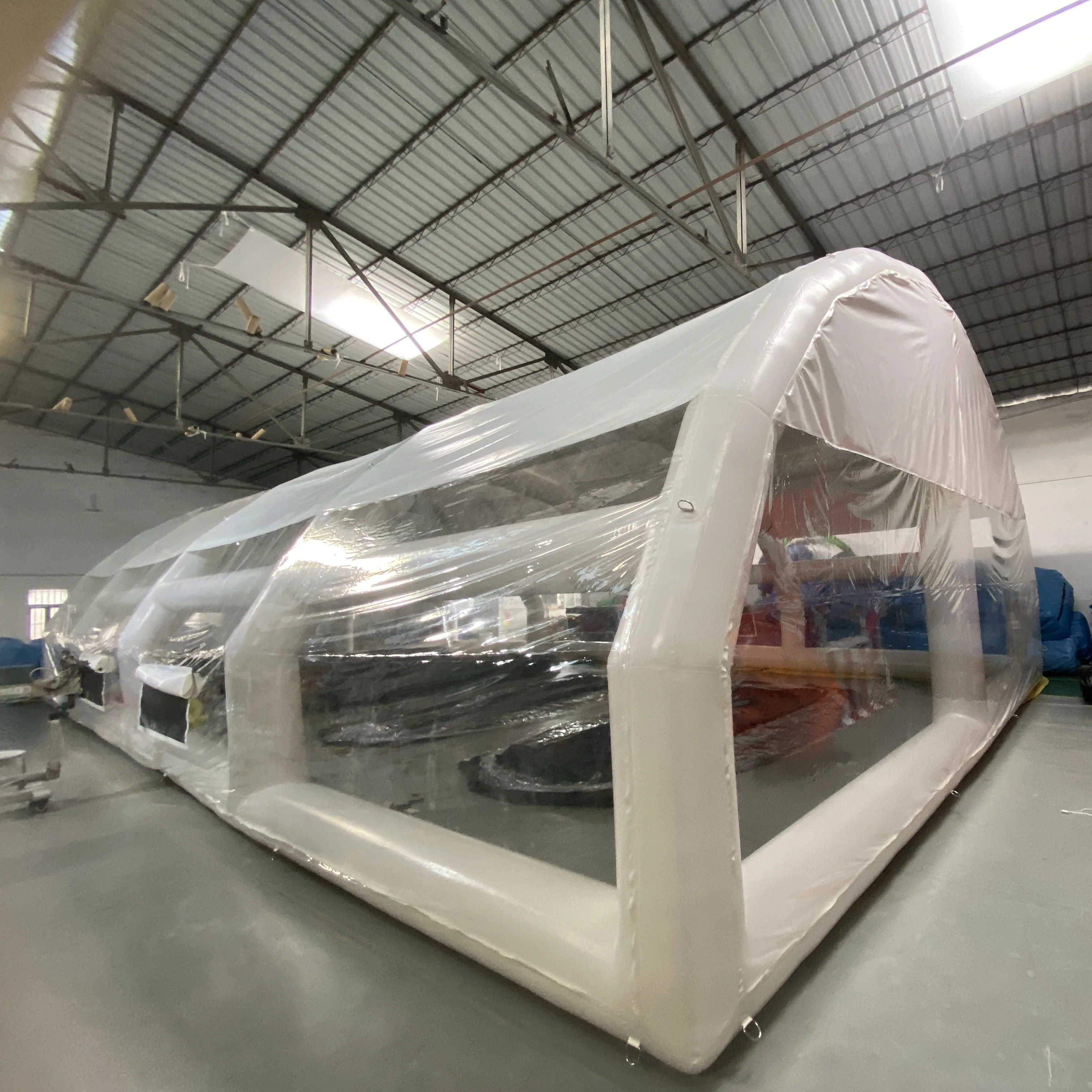 Outdoor Commercial Transparent Inflatable Swimming Pool Cover Swimming Pool Dome Tent Transparent Swimming Pool Cover