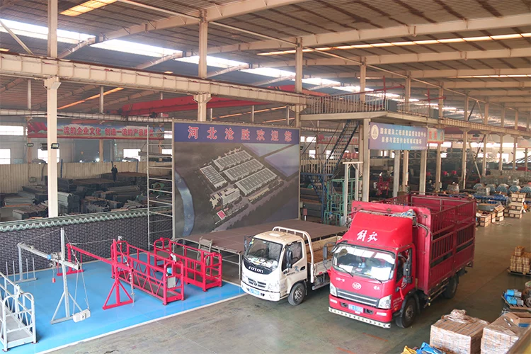 suspended working platform electric hanging basket construction work platform lift