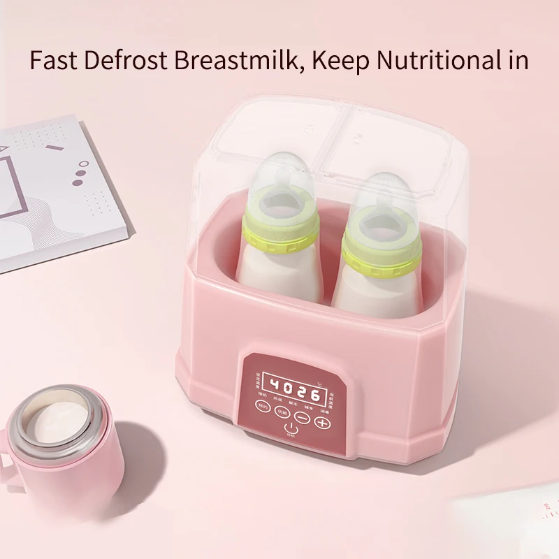 5-in-1 Fast Milk Warmer Bottle Sterilizer double bottle warmer