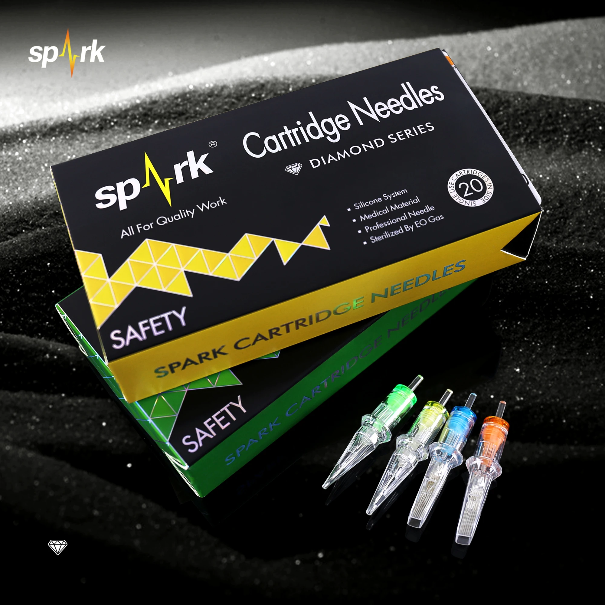 Spark New Diamond Tattoo Cartridge Needle For Professional Tattooists