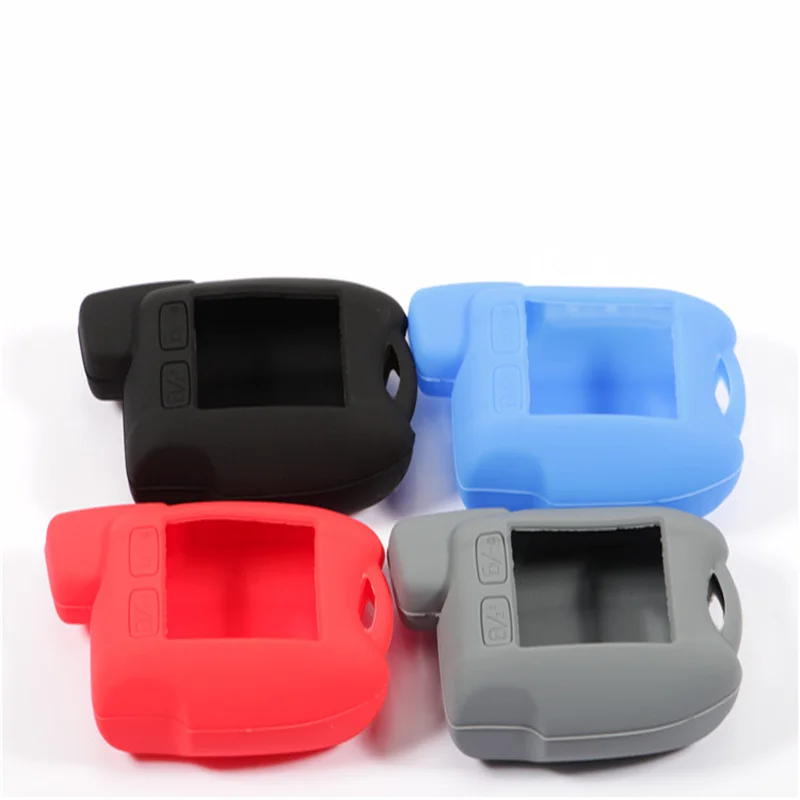 Silicone Key Case For Tomahawk 9.5 9.3 Keychain Body Cover 2-way Alarm System Alarm Key chain Fob