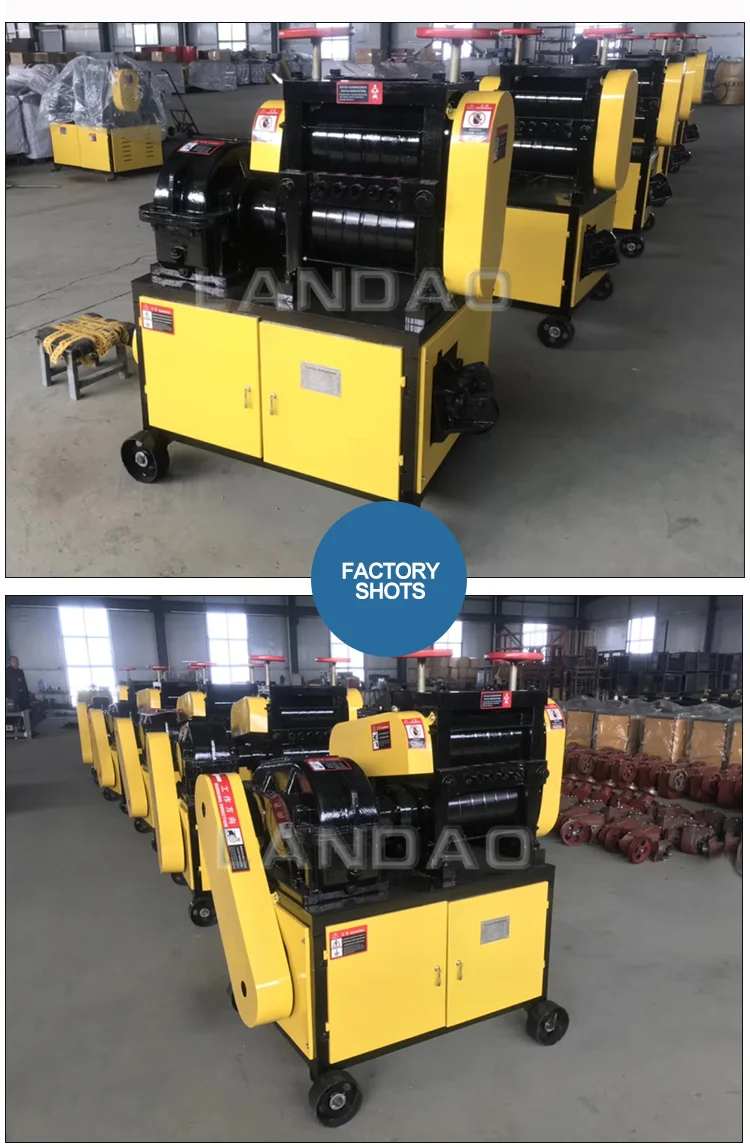 China Waste Round Bar Straightener Supply Scrap Bar Straightening Machine