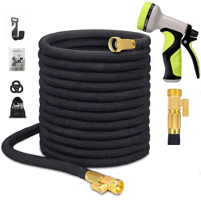 2022 Новые поступления 100Ft 125Ft 150Ft 175Ft 200Ft расширяющийся садовый водный волшебный шланг расширение с распылительной насадкой