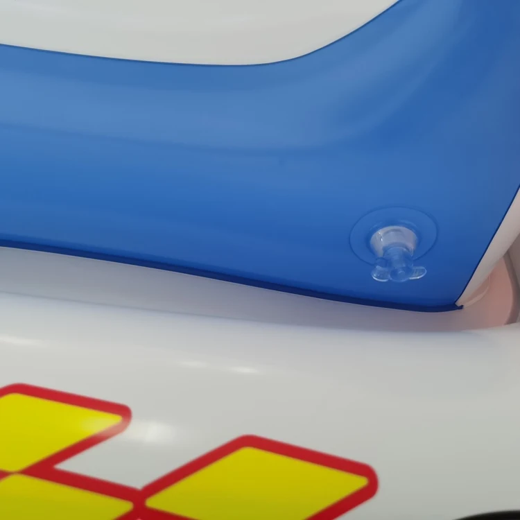 Wholesale New Product Kids Wave Ride-on Raft Toys 2 Person Inflatable Jet Ski Pool Float For Swimming Pool