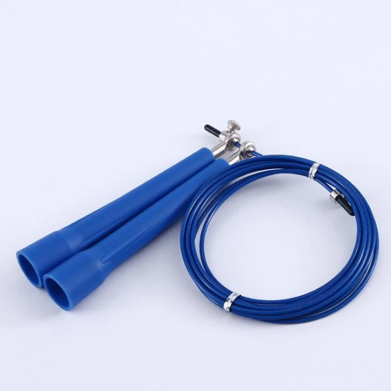 Wholesale Fitness Smart Speed Jump Rope PP Handle Bearing Weighted Features Training Equipment Steel Wire PVC Wire Aluminium