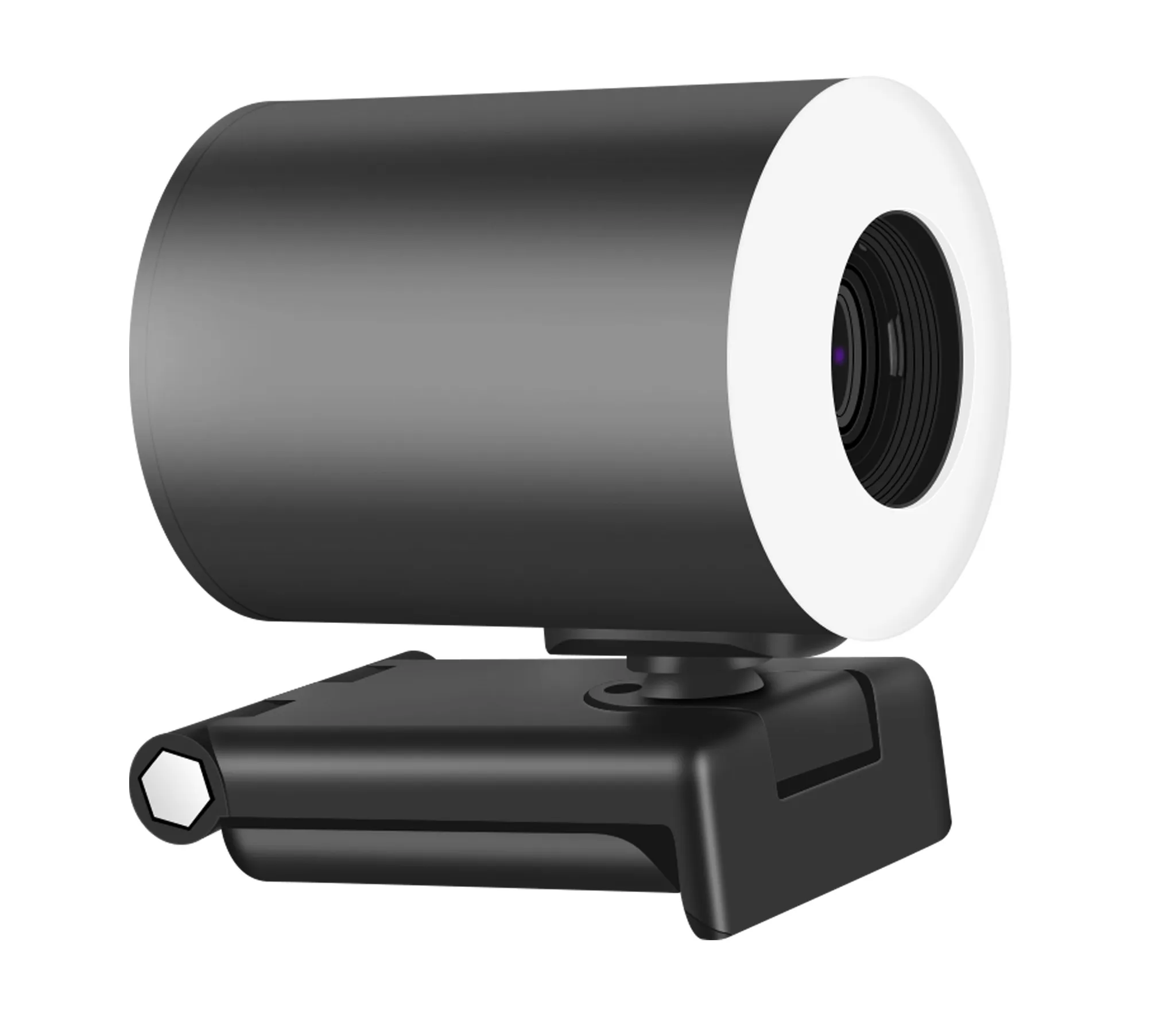 HD88-3X  Small Video Camera for Live Streaming & Audio Conference System with Microphone  Fill Light and Beauty Effect