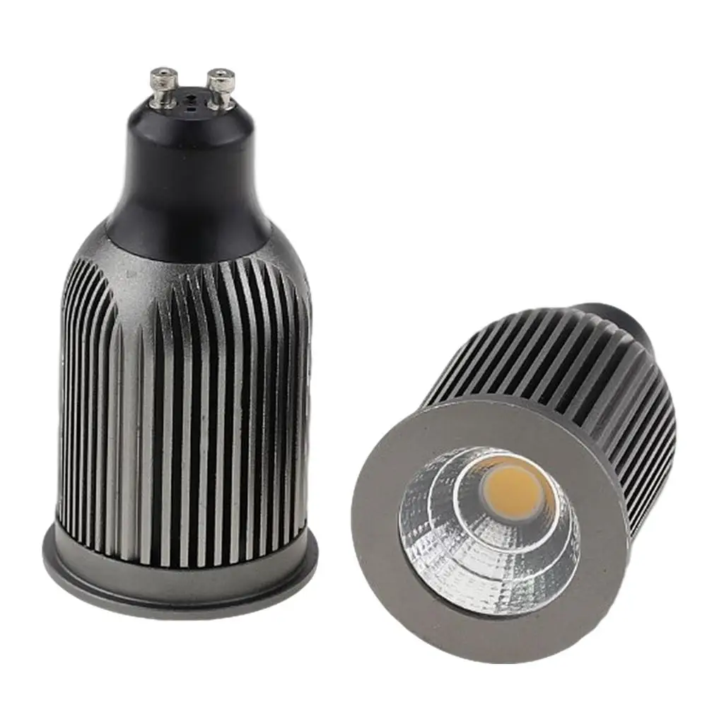 
China Manufacturer 50mm 110lm/w 12W Dimmable GU10 MR16 Halogen Cob Led Spotlight With Built-in Driver 