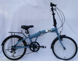 Cheap and beautiful folding bike, easy to carry, shimano 6SPPED derailleur, is the best choice for travel folding bike
