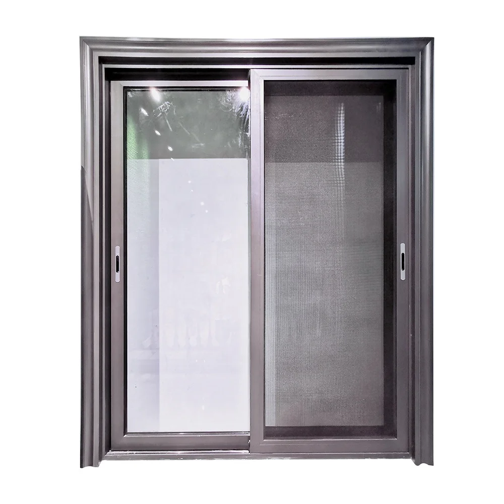 WANJIA hotel Double glazing sliding doors with screen mesh glass Sliding accordion doors aluminium sliding door (62425800758)