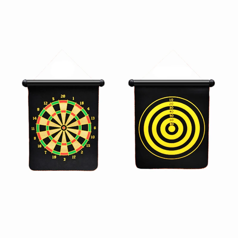 Hot sale double-sided magnetic dart board magnet target toy parent-child game safety dart wall hanging dart board